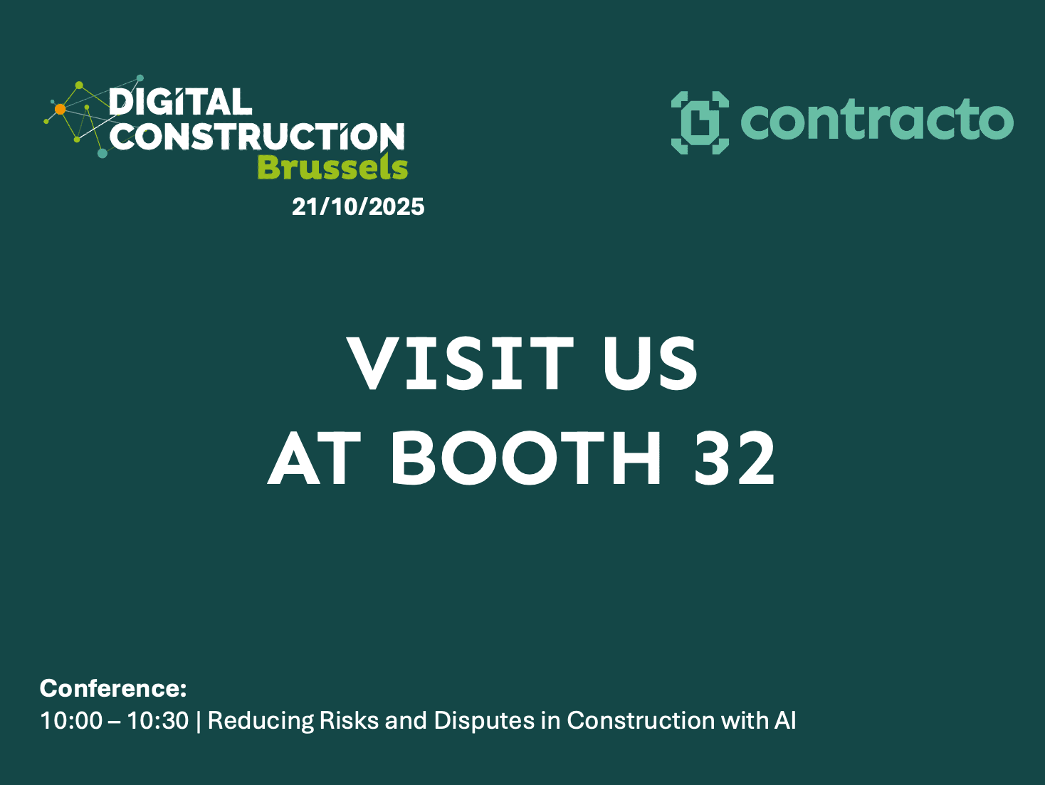 Contracto at Digital Construction in Brussels — Contracto blog